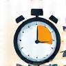 Icon representing timely delivery and speed